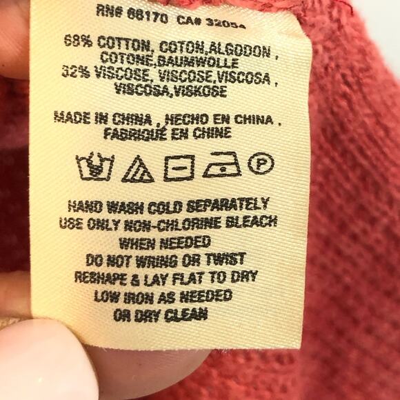 MOTH ANTHROPOLOGIE OMBRÉ WAFFLE KNIT TOP SIZE XS - Picture 7 of 7